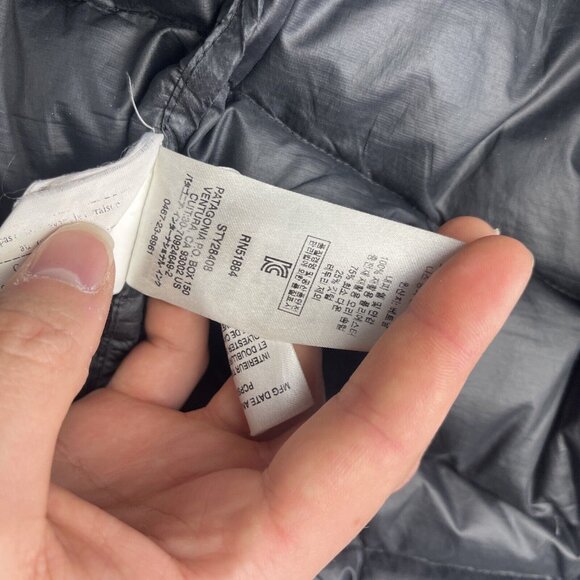 Patagonia Downtown Loft Parka Down Women XL Mid Length Jacket 51884 Black (Read) - Picture 10 of 16